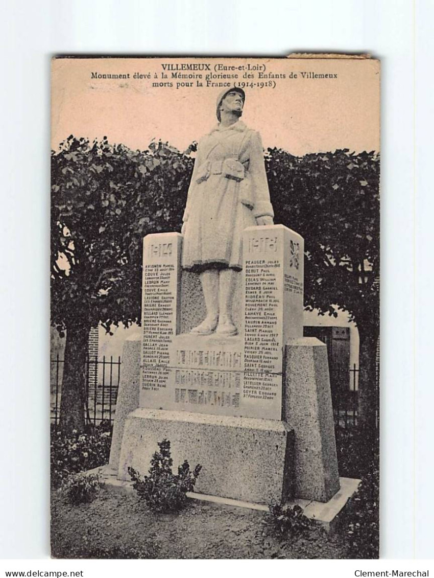 VILLEMEUX : Monument Aux Morts Des Enfants De Villemeux - état - Villemeux-sur-Eure
