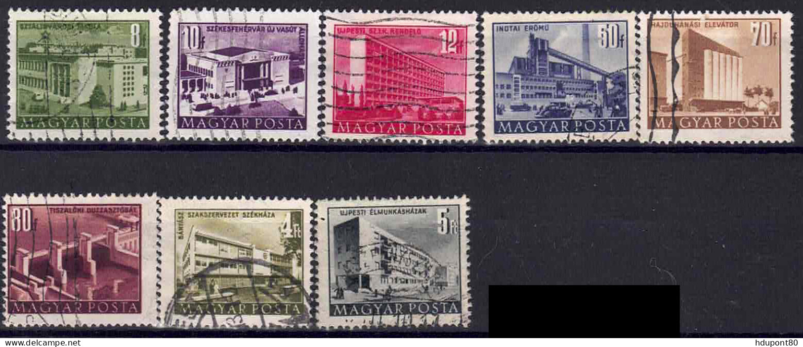 YT 1004A à 1004C, 007A, 1008A, 1011 Et 1012 - Used Stamps