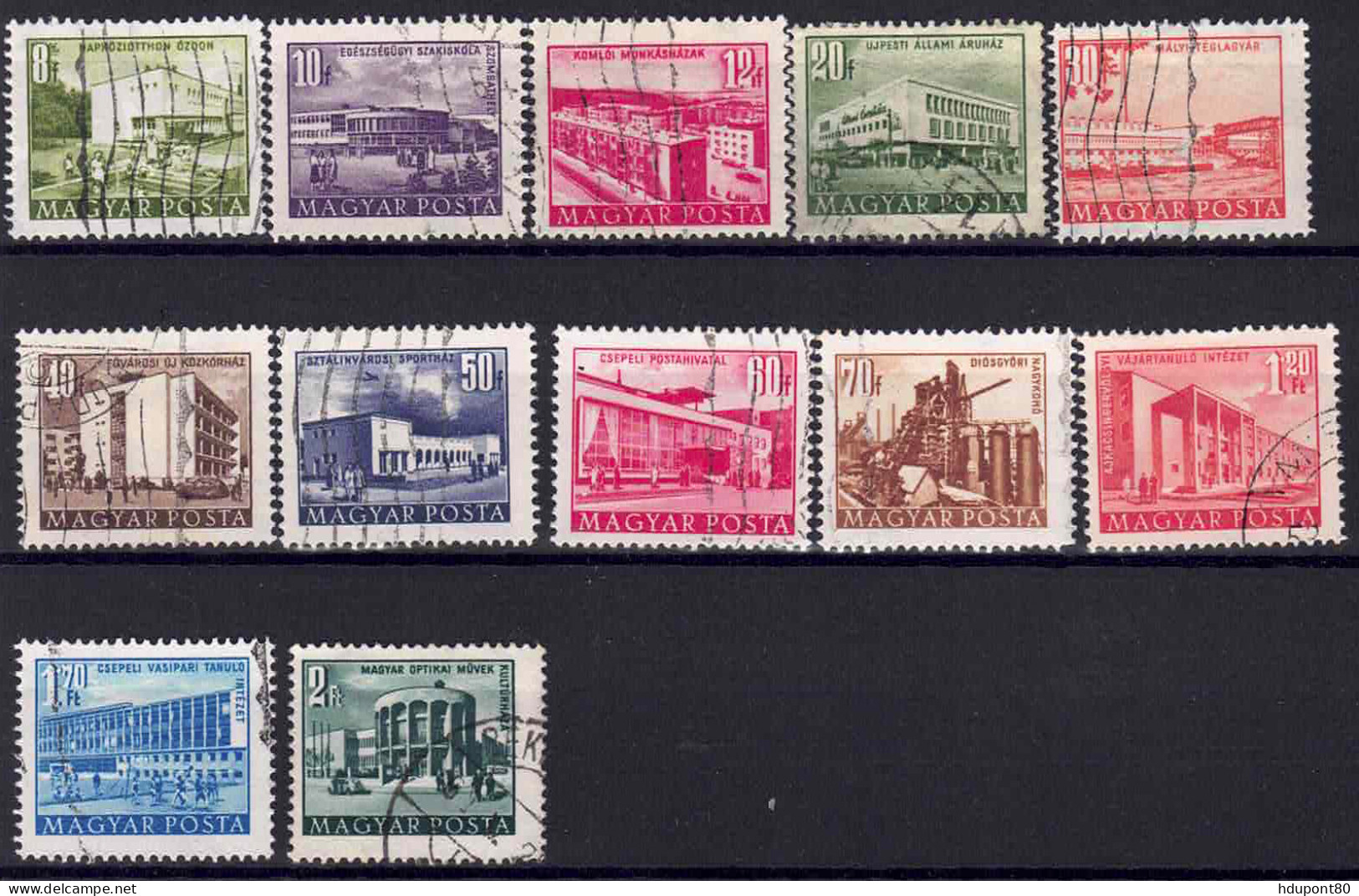 YT 1080 à 1091 - Used Stamps