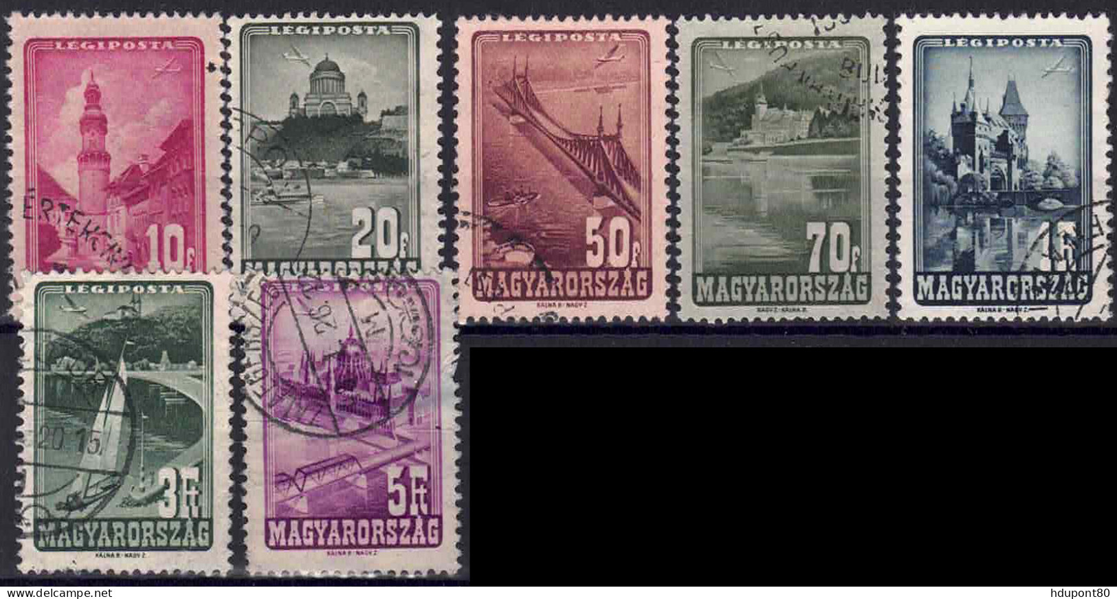 PA 58 à 62, 64, 65 - Used Stamps