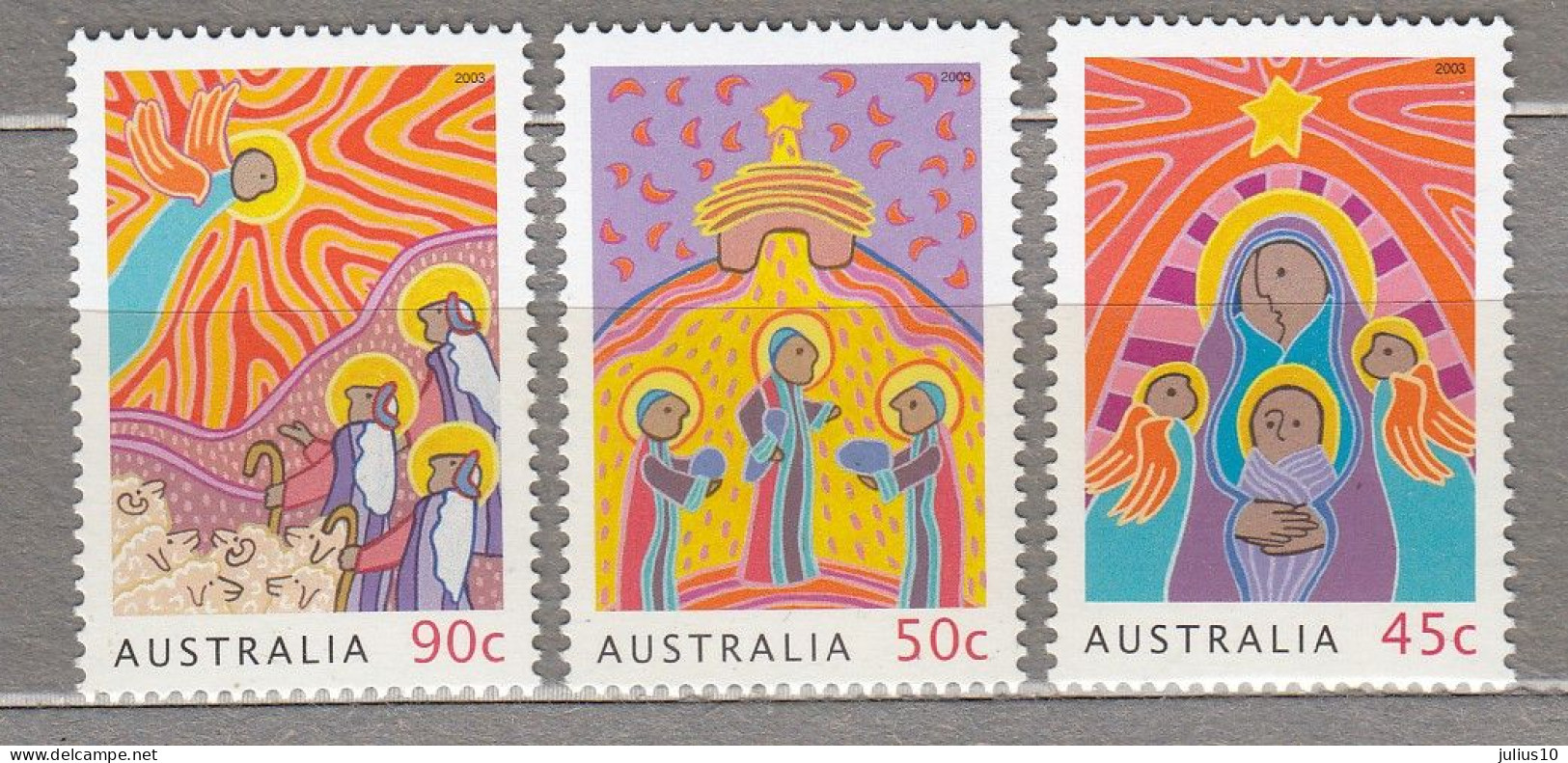 AUSTRALIA 2003 Christmas MNH(**) Mi 2275-2277 #33794 - Nuovi