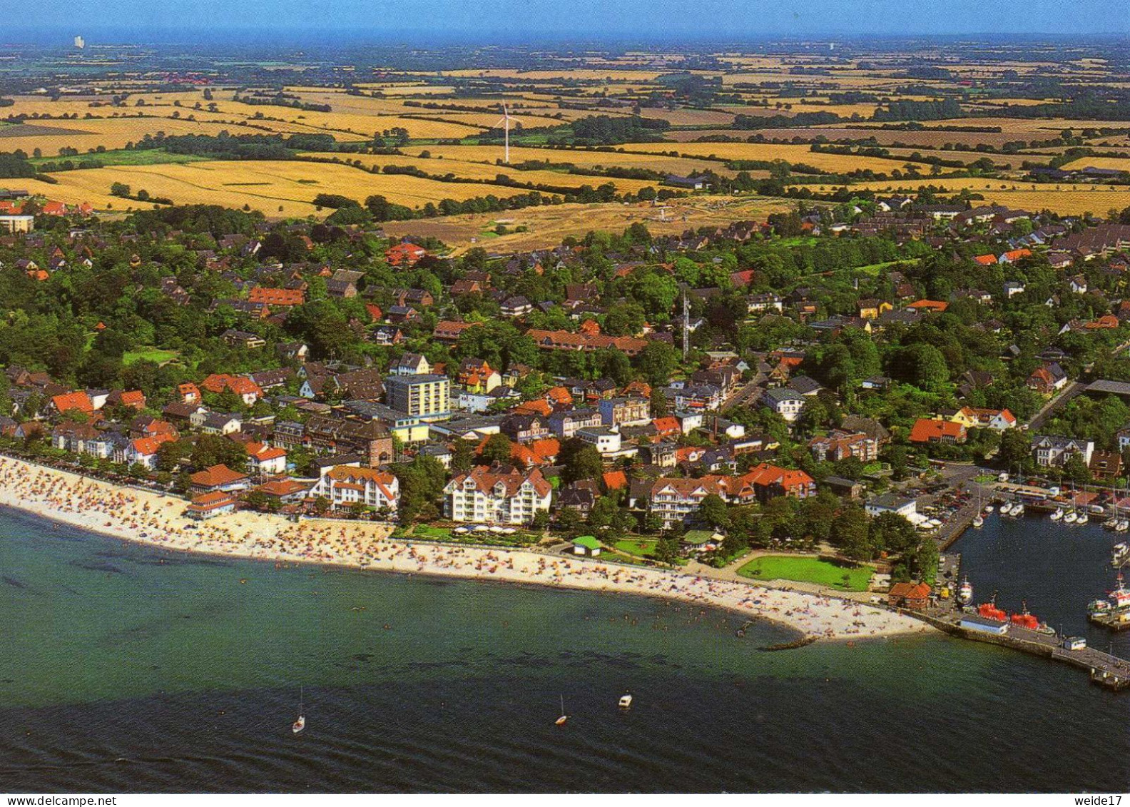 05612 - Ostseebad LABOE - Blick Auf Den Strand, Ort Und DGzRS Rettungskreuzer - Laboe