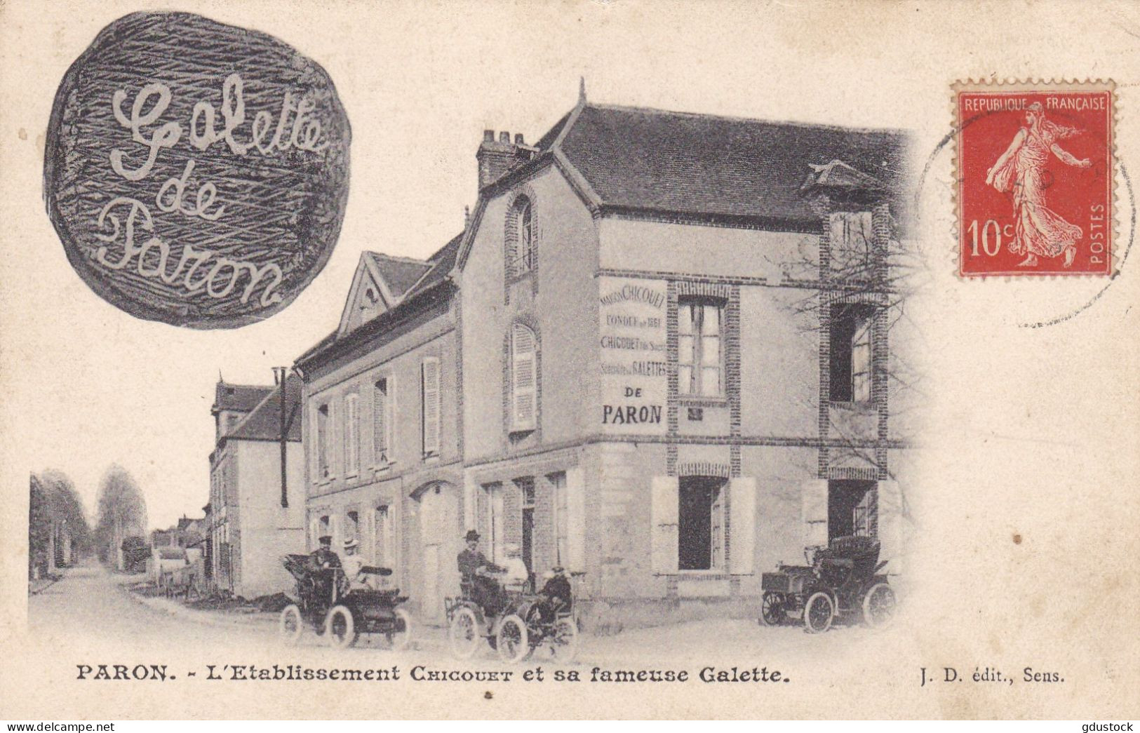 Yonne - Paron - L'Etablissement Gricourt Et Sa Fameuse Galette - Paron