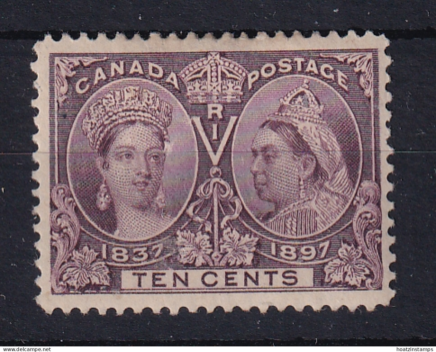 Canada: 1897   QV - Double Head   SG131    10c      MH - Unused Stamps