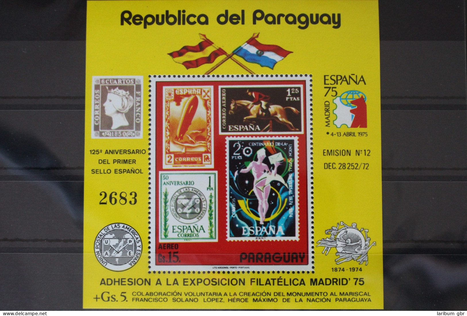 Paraguay Block 245 Mit 2676 Postfrisch #WA454 - Paraguay
