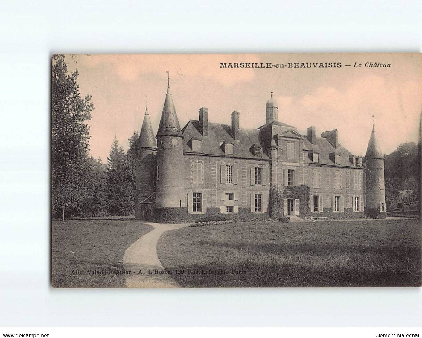 MARSEILLE EN BEAUVAISIS : Le Château - état - Marseille-en-Beauvaisis