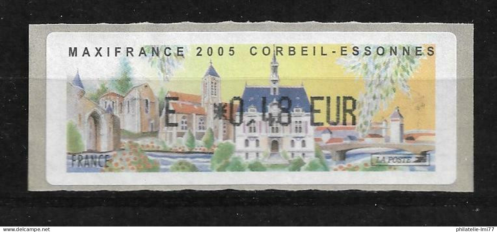 LISA 0,48 € - Maxifrance 2005 Corbeil-Essonnes - 1999-2009 Illustrated Franking Labels