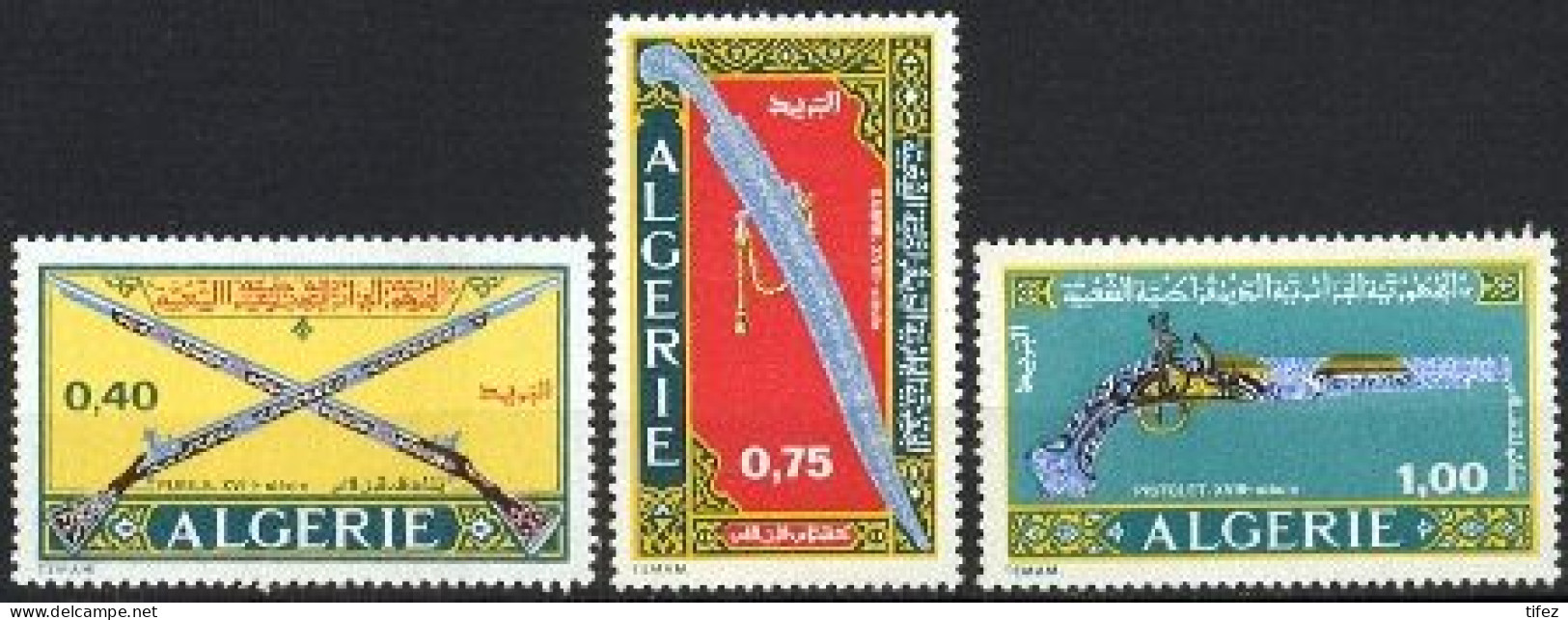 Année 1970-N°519/521 Neufs**MNH : Armes Du 18e Siècle - Algérie (1962-...)