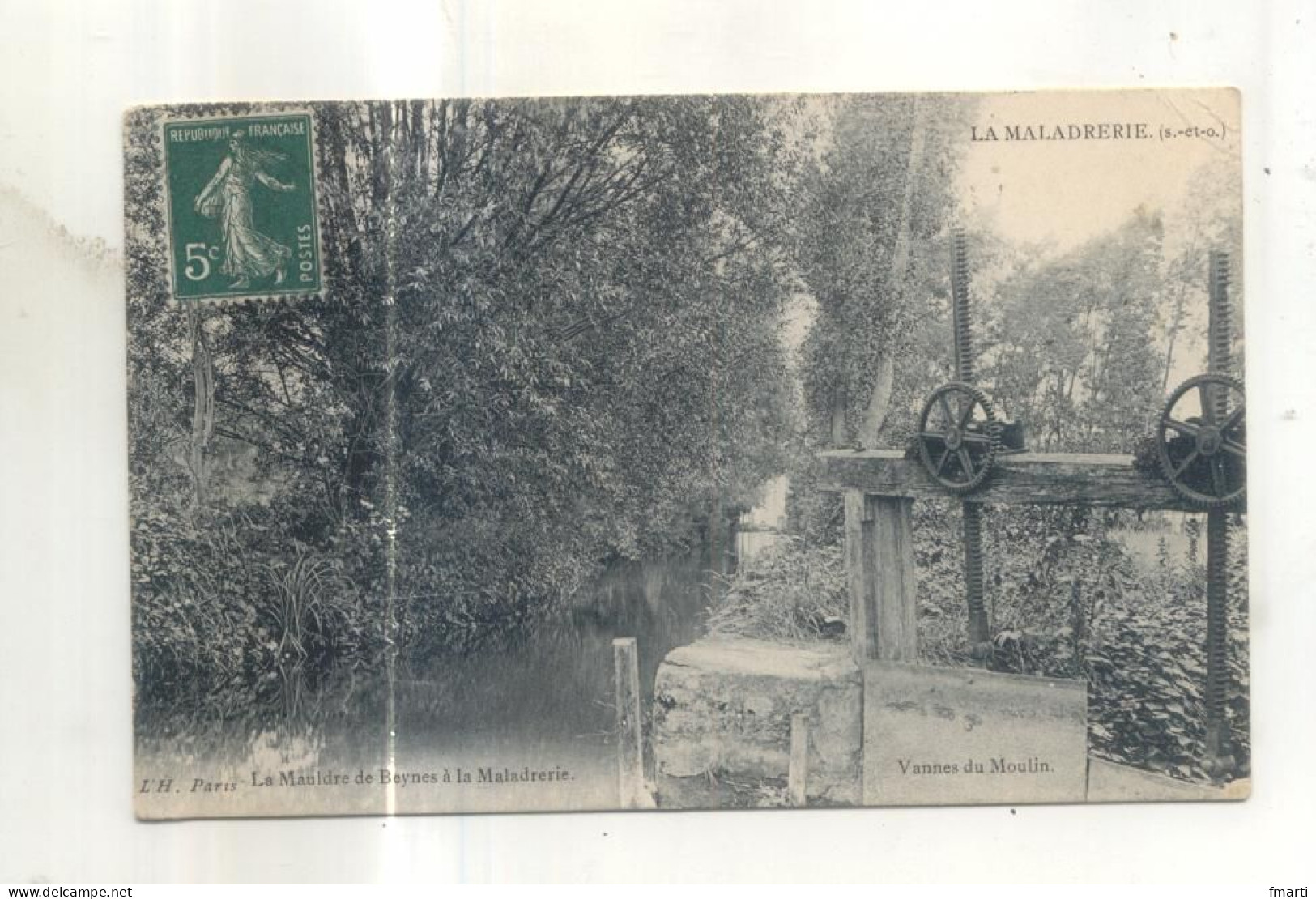 La Mauldre De Beynes à La Maladrerie, Vannes Du Moulin - Beynes