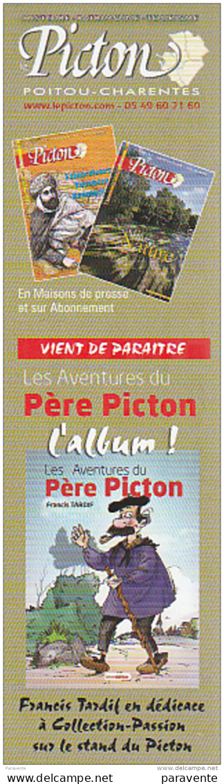Marque Page BD Edition PICTON Par TARDIF Pour PÈRE PICTON - Marque-pages