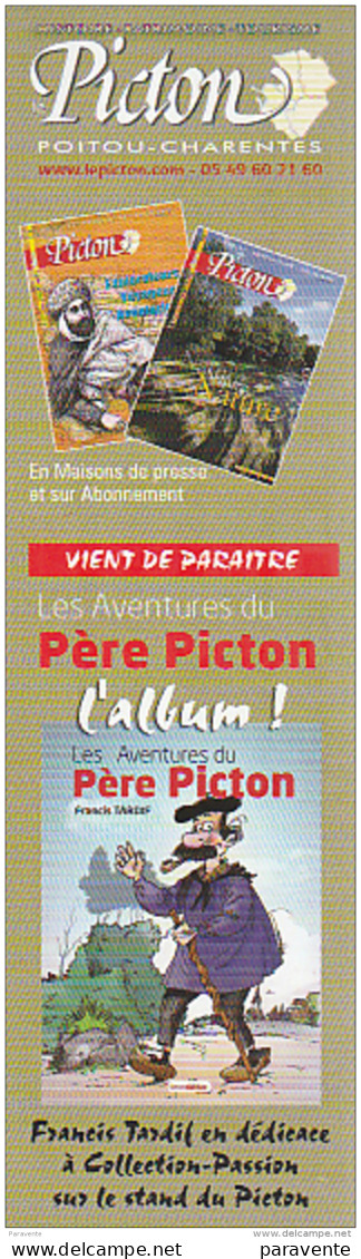 Marque Page BD Edition PICTON Par TARDIF Pour PÈRE PICTON - Marcapáginas