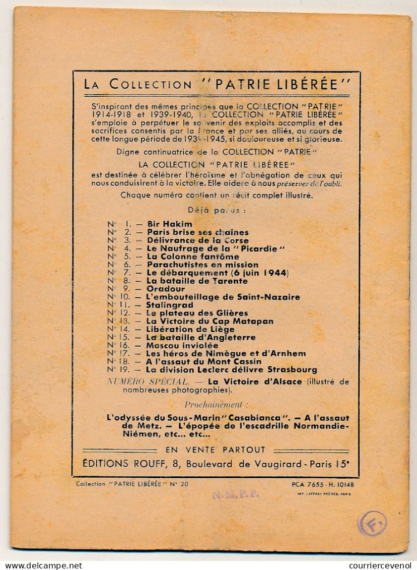 Collection "PATRIE Libérée" - L' Ardenne à Feu Et à Sang - A. Forny - Editions Rouff, Paris, 1946 - War 1939-45