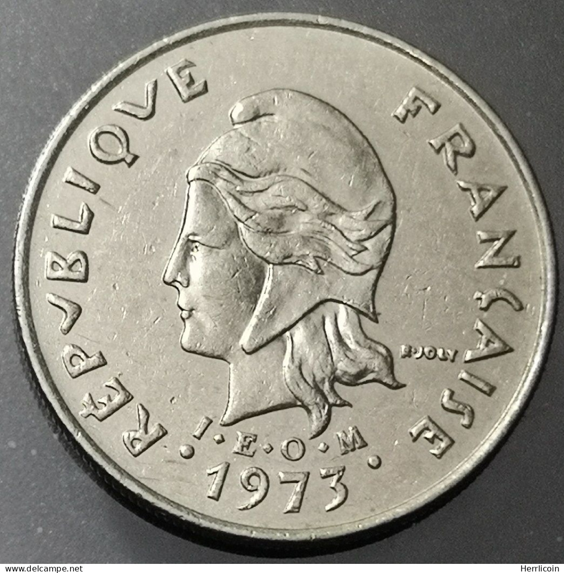 Polynésie Française - 1973 - 10 Francs IEOM - Französisch-Polynesien