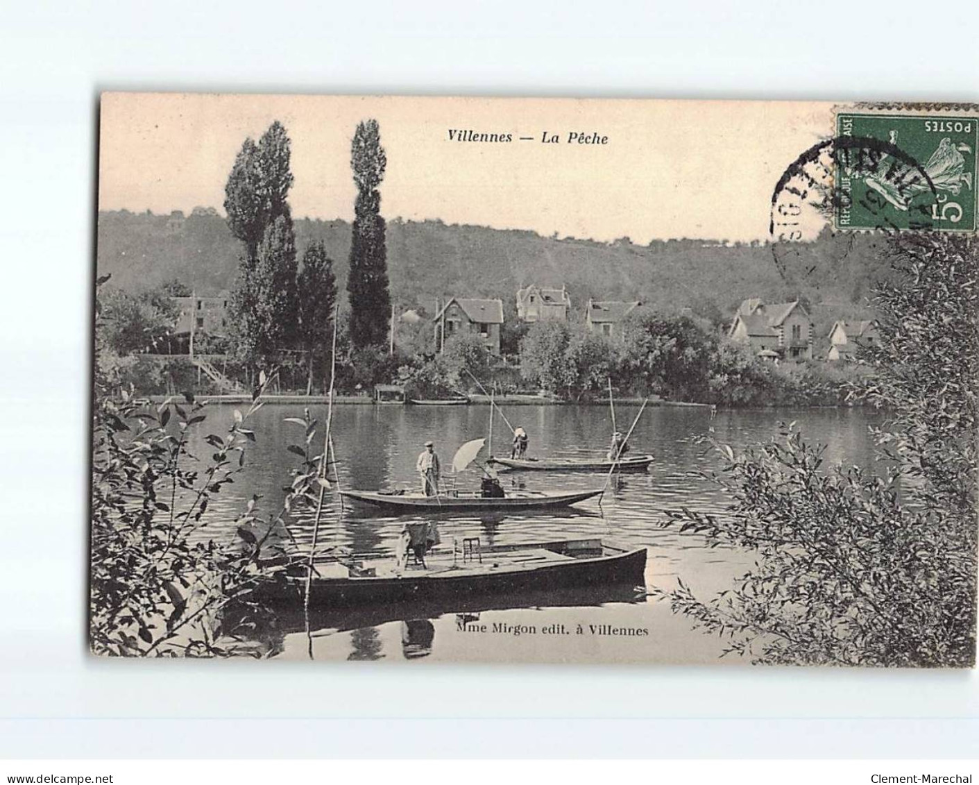 VILLENNES SUR SEINE : La Pêche - Très Bon état - Villennes-sur-Seine