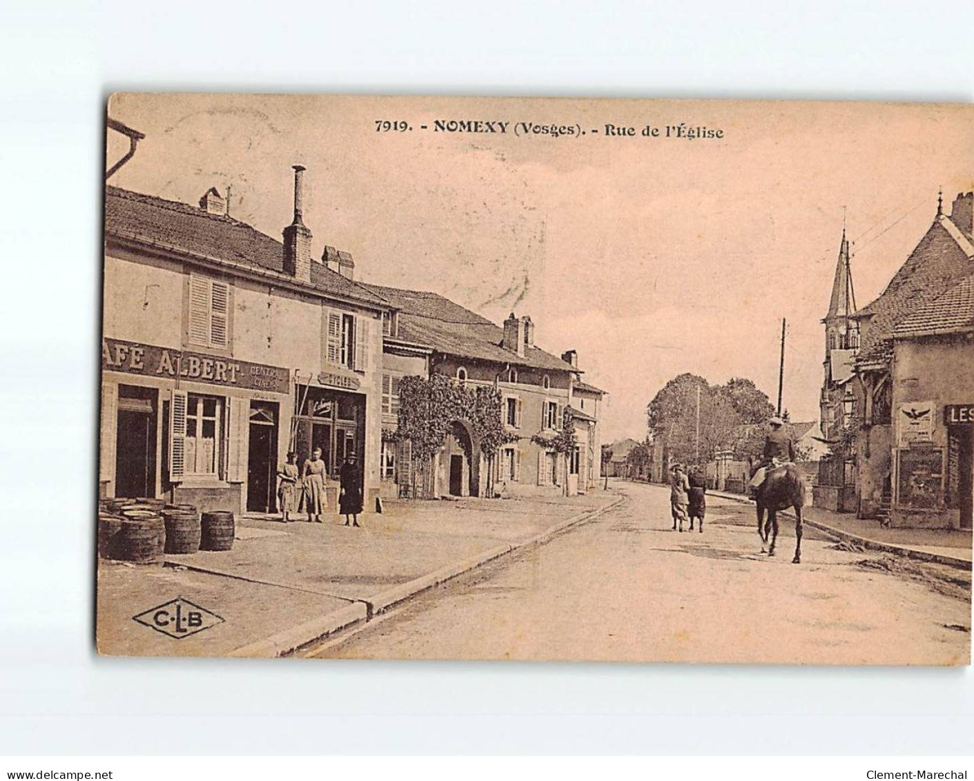 NOMEXY : Rue De L'Eglise - état - Nomexy