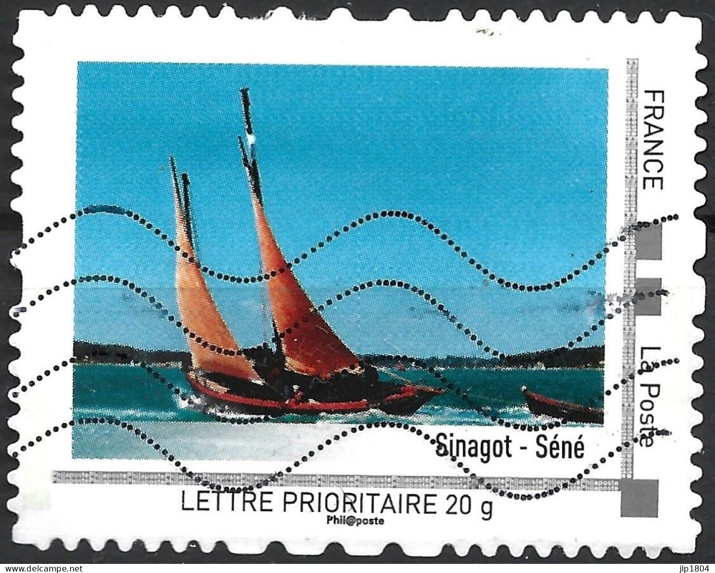 Montimbramoi Séné Morbihan : Sinagot - Lettre Prioritaire - Timbre Sur Support - Used Stamps