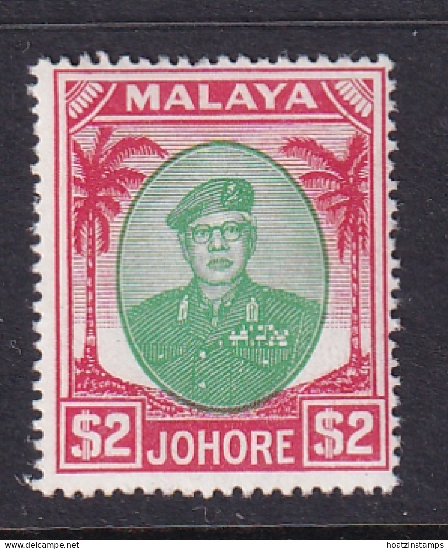 Malaya - Johore: 1949/55   Sultan Ibrahim    SG146    $2     MH - Johore