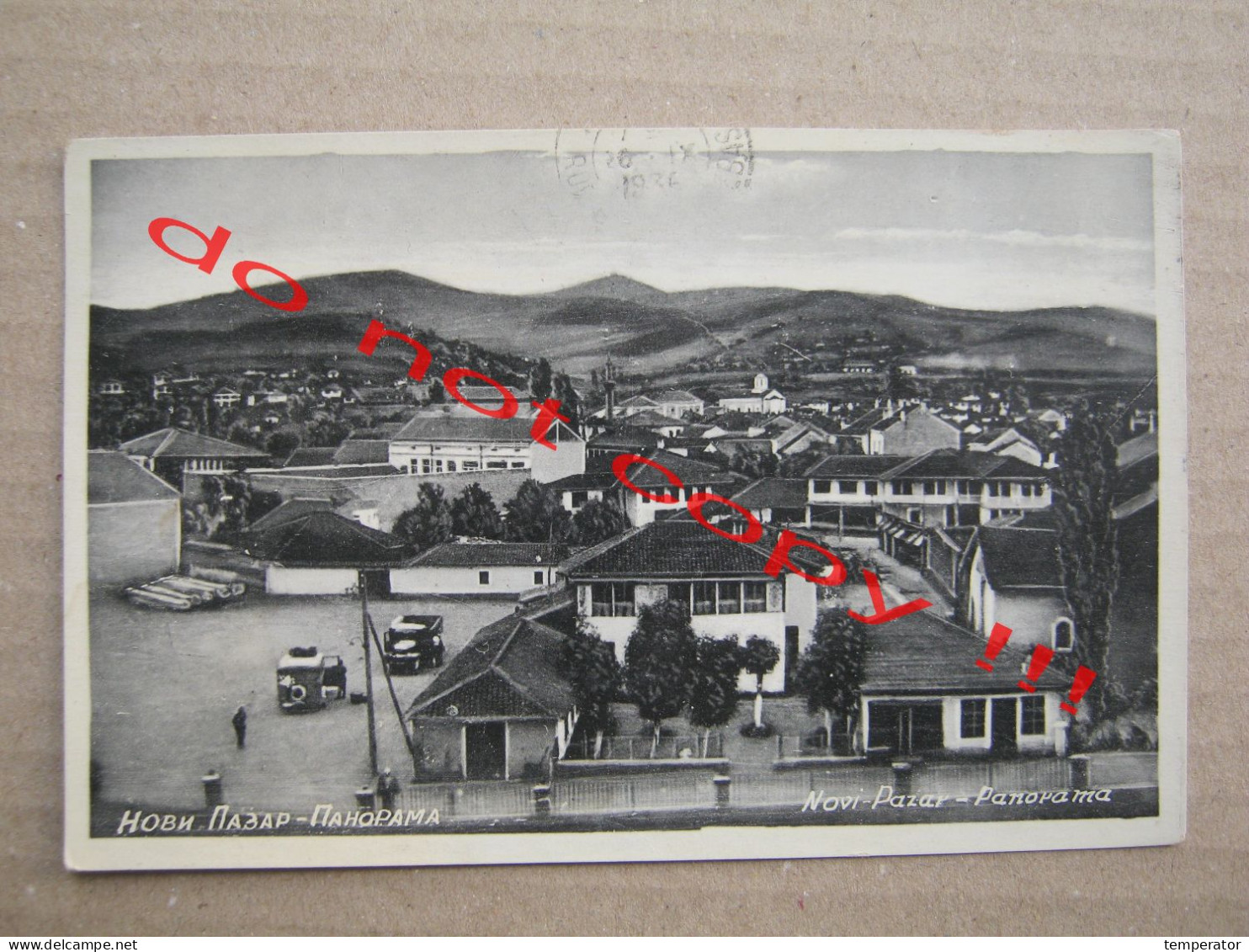 Serbia / Novi Pazar - Panorama ( 1936 ) Red Cross Stamp... - Serbia