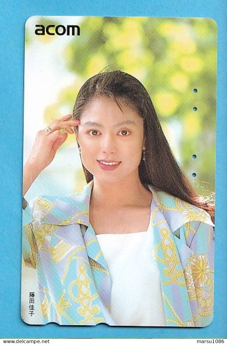 Japan Telefonkarte Japon Télécarte Phonecard -  Girl Frau Women Femme Acom - Personnages