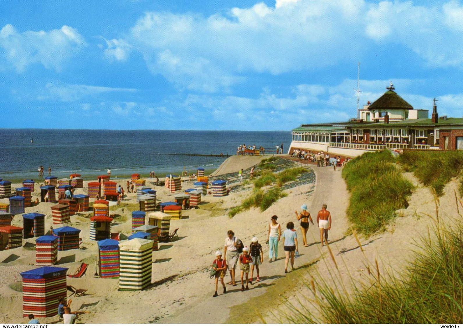 05616 - Nordseeheilbad BORKUM - Blick Auf Das Südbad An Der "Heimlichen Liebe" - Borkum