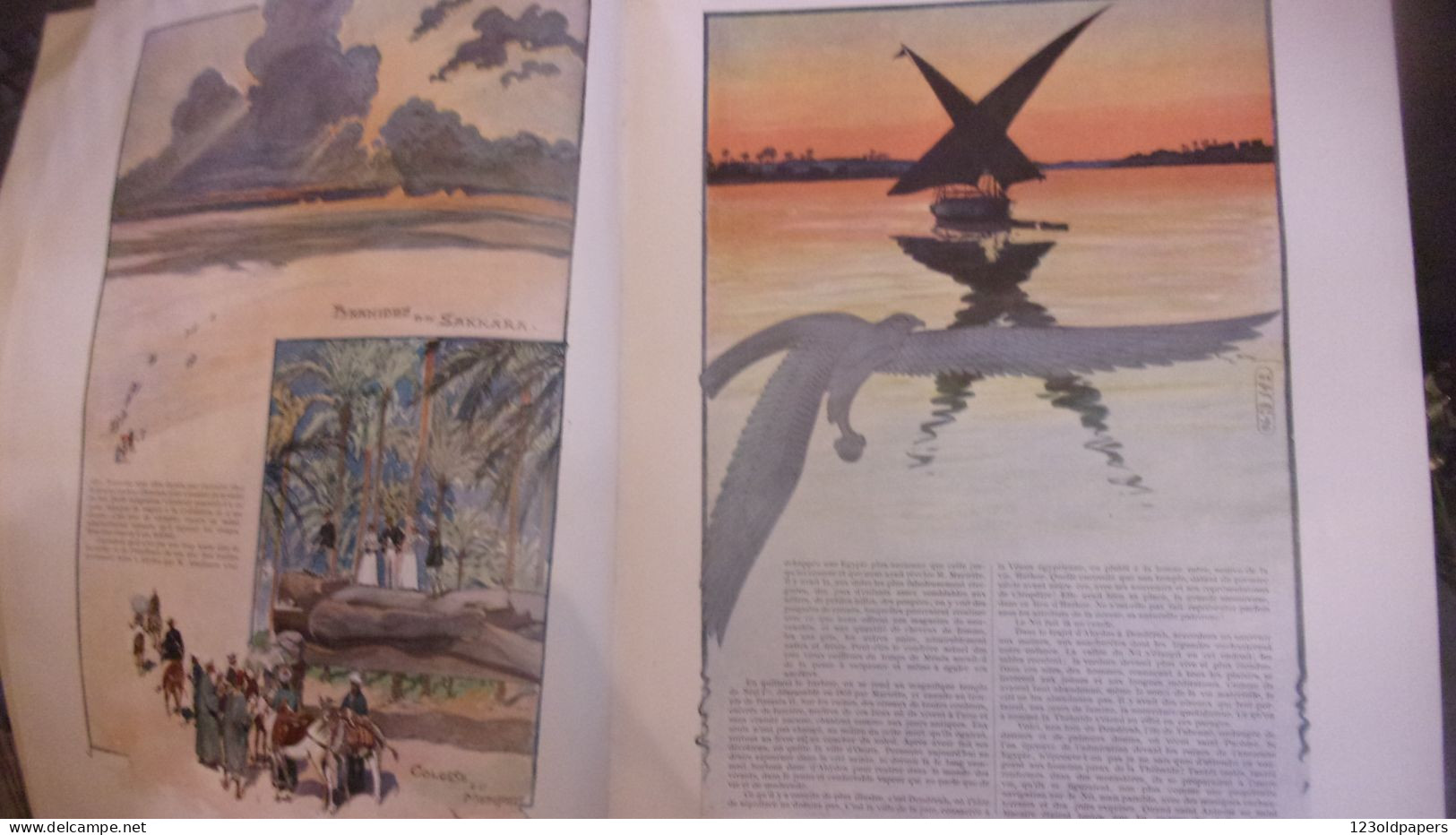 1901 1902  L ILLUSTRATION NOEL MAURICE DE LAMBERT ROCHEGROSSE ILLUSTRATEURS NOEL EN EGYPTE LA CHARITE SUR LOIRE ..