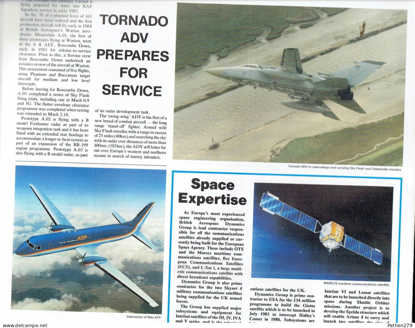 Journal British Aerospace Bulletin Pour Le Salon Aéronautique Du Bourget Juin 1983 - Transportes