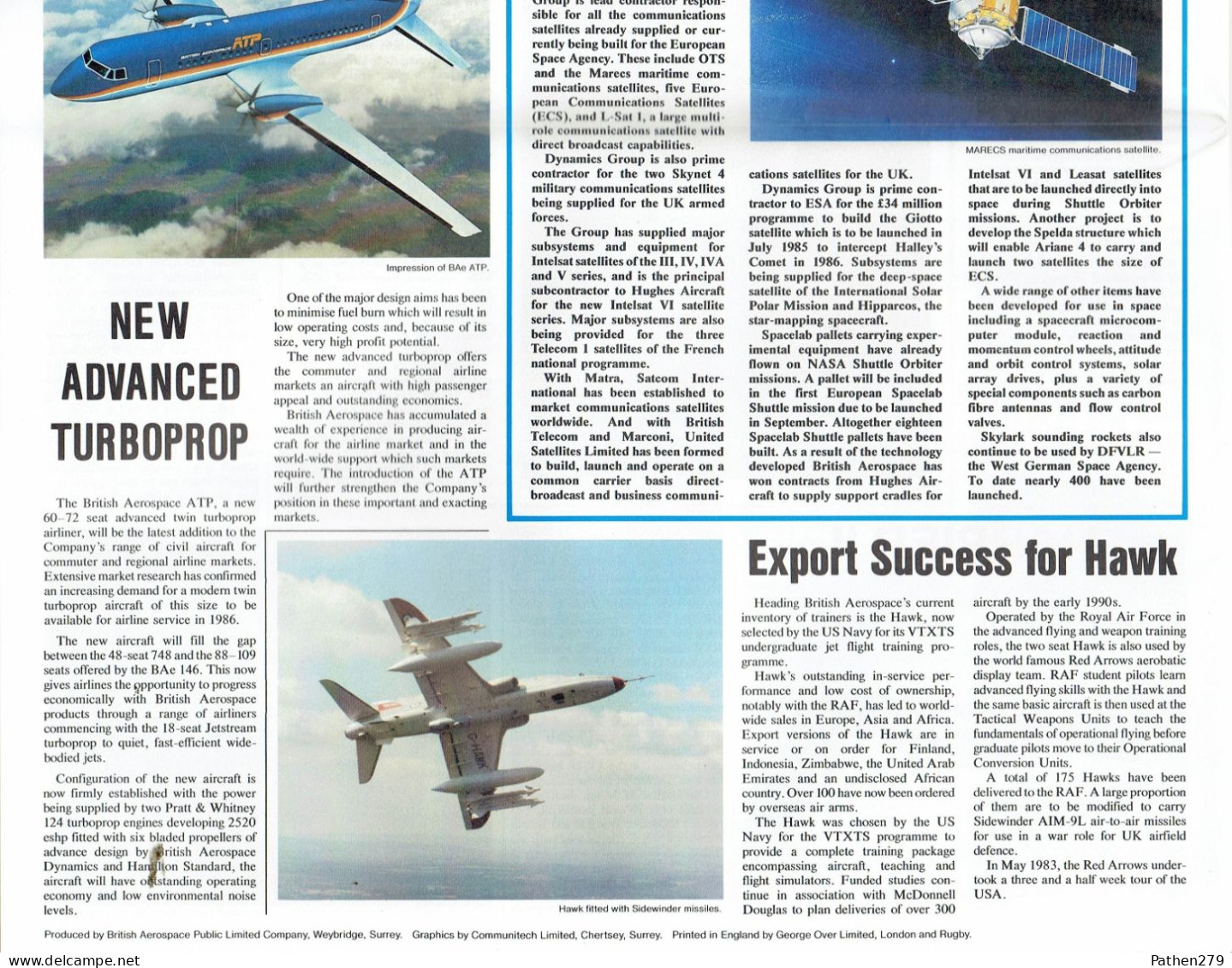 Journal British Aerospace Bulletin Pour Le Salon Aéronautique Du Bourget Juin 1983 - Verkehr