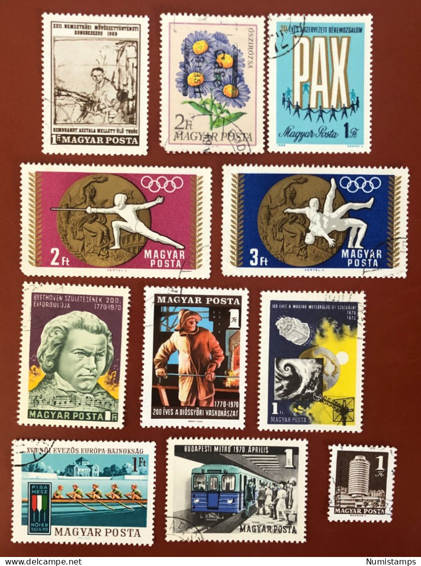 Hungary - 1968-1969-1970 - Usati