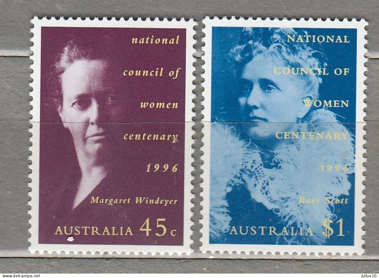 AUSTRALIA 1996 Famous Women MNH(**)  Mi 1591-1592 #33799 - Ungebraucht