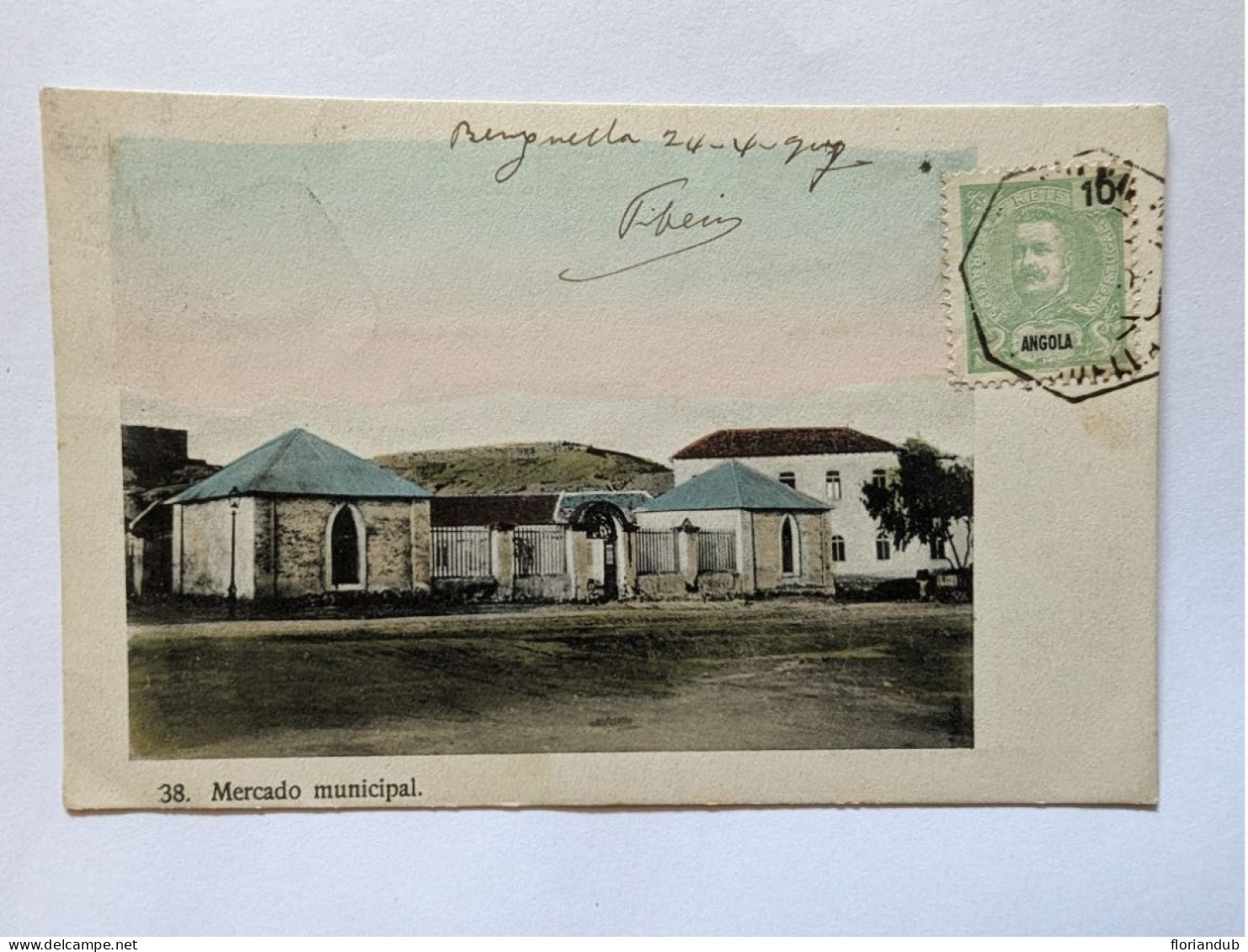 CPA - Angola Mercado Municipal 1907 - Angola