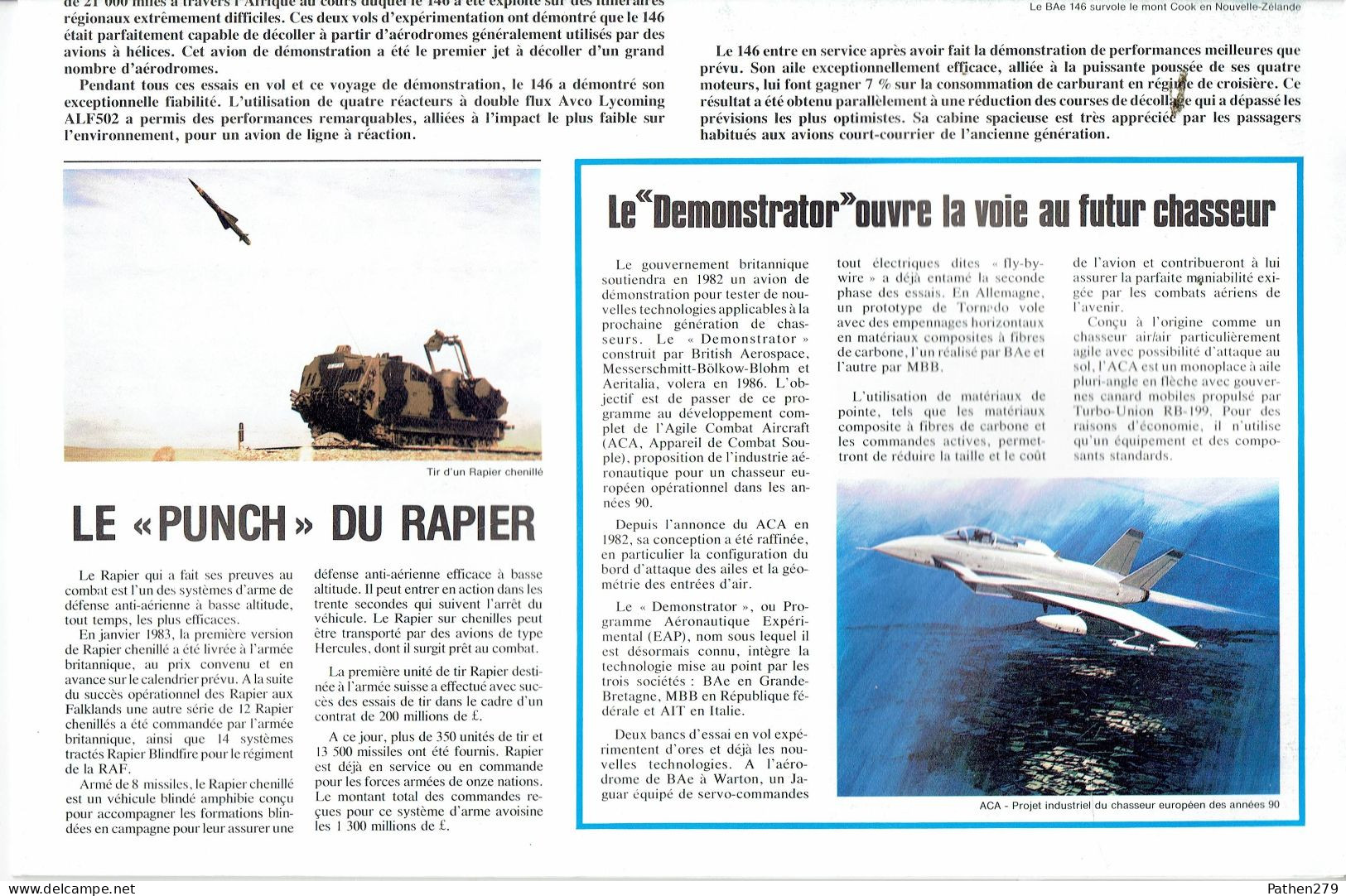 Journal British Aerospace Bulletin Pour Le Salon Aéronautique Du Bourget Juin 1983 - Transport