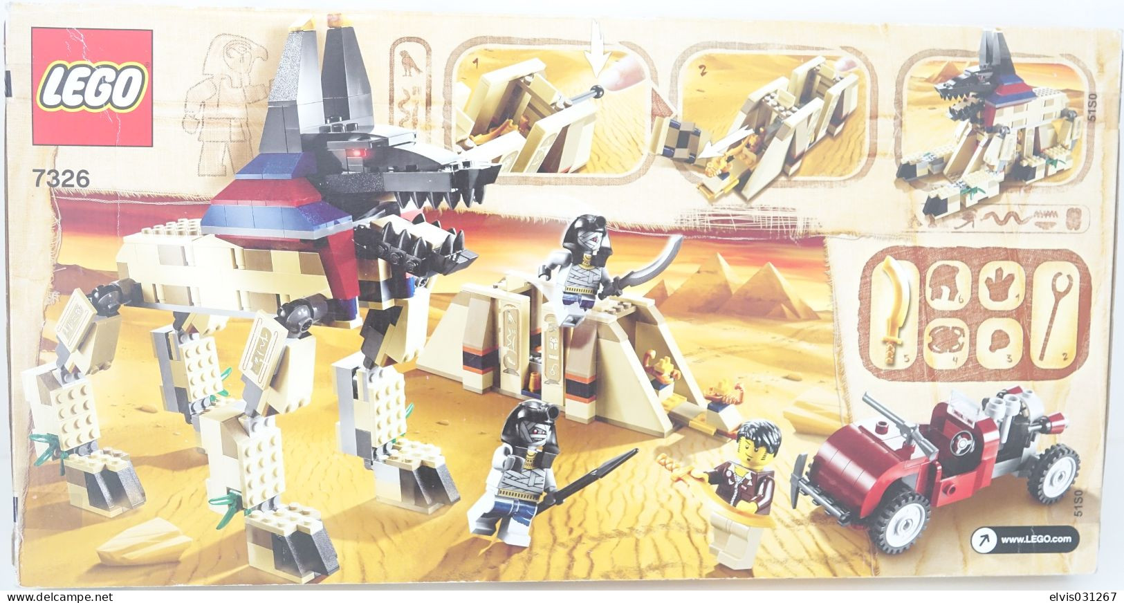 LEGO - 7326-1 Rise Of The Sphinx NEW OLD STOCK MINT CONDITION - Collector Item - Original Lego 2011 - Vintage - Kataloge