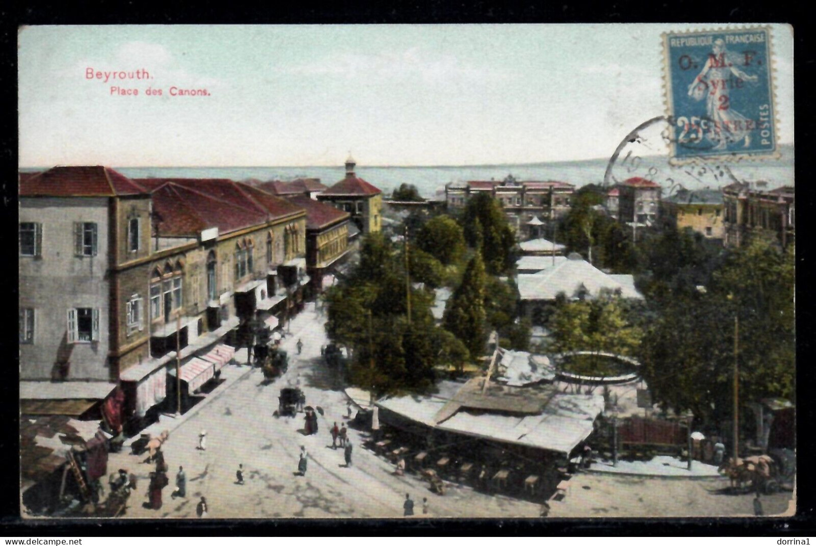 O.M.F. Semeuse France Levant 1920 Syria Lebanon Beyrouth Postcard - Syrien