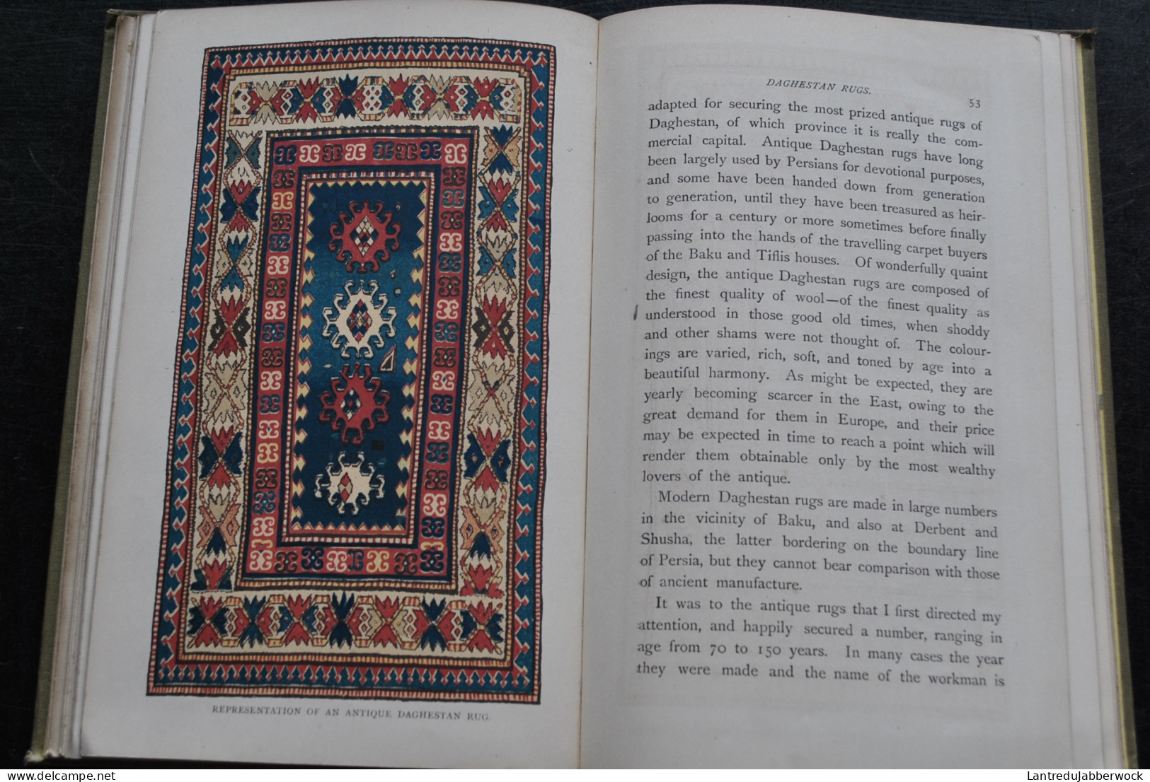 Herbert COXON Oriental Carpets How They are Made and Conveyed to Europe with a Narrative of a Journey Fisher Unwin 1884