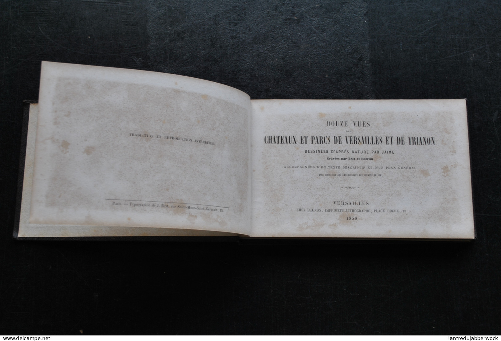 Douze Vues Chateaux Et Parcs De Versailles Et De Trianon + Le Palais Impérial De Saint Cloud + Saint-Germain Le Chateau - 1801-1900