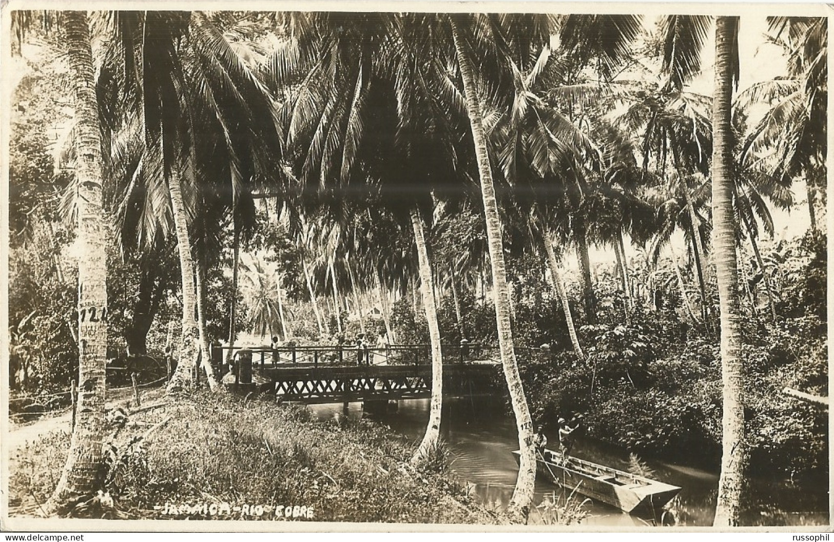 JAMAICA - PHOTOCARD - RIO COBRE -  BRIDGE - 1931 - Giamaica