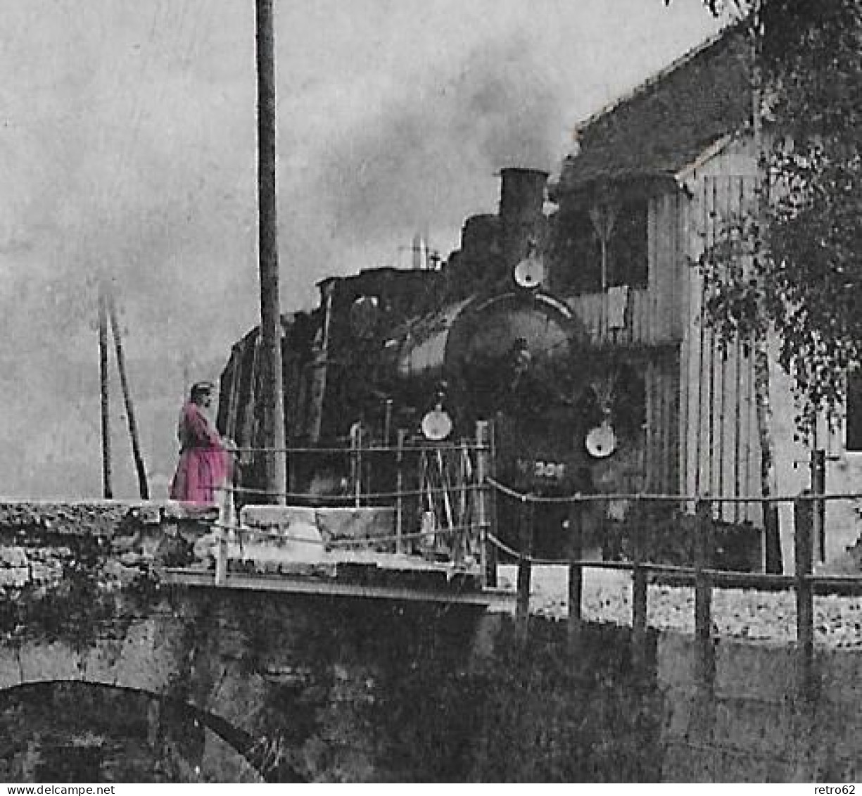 BONCOURT ► Près Delle Avec Train à Vapeur Anno 1907 - Boncourt