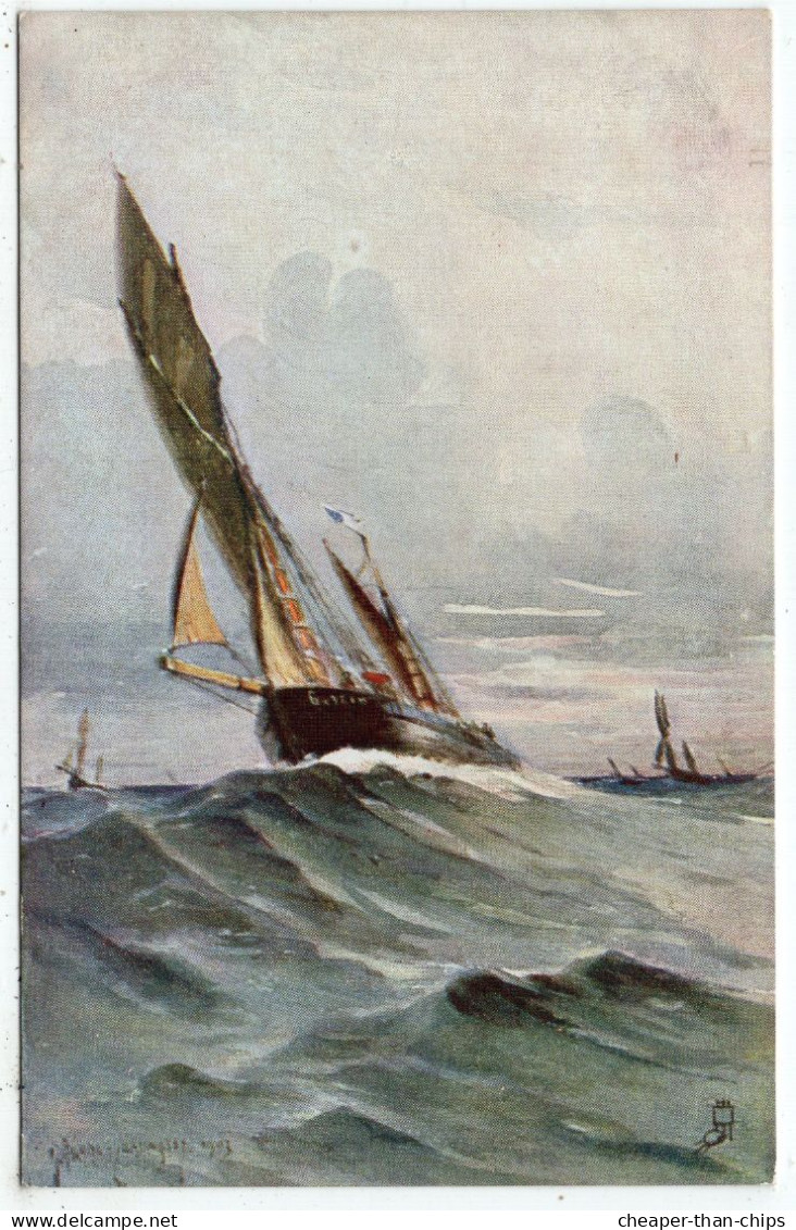 G.R. CORDINGLEY - Midst Sea And Sky - Tuck Aquarette 6268 - Tuck, Raphael