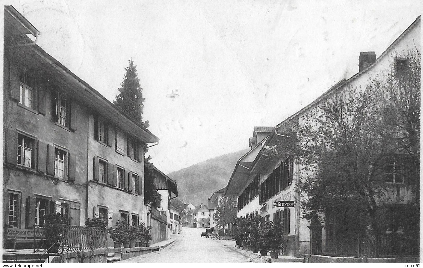 LANGENBRUCK ► Mit Gartenwirtschaft Ochsen Anno 1919 - Langenbruck