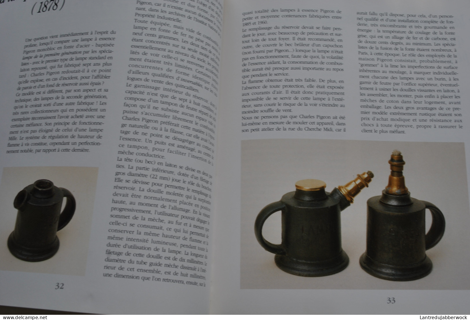 Charles PIGEON Lampes Et Réchauds Editions Du Collectionneur 1993 - Fonte Moulée Lampe De Sécurité Cuivre Merveilleuse - Magazines & Catalogues