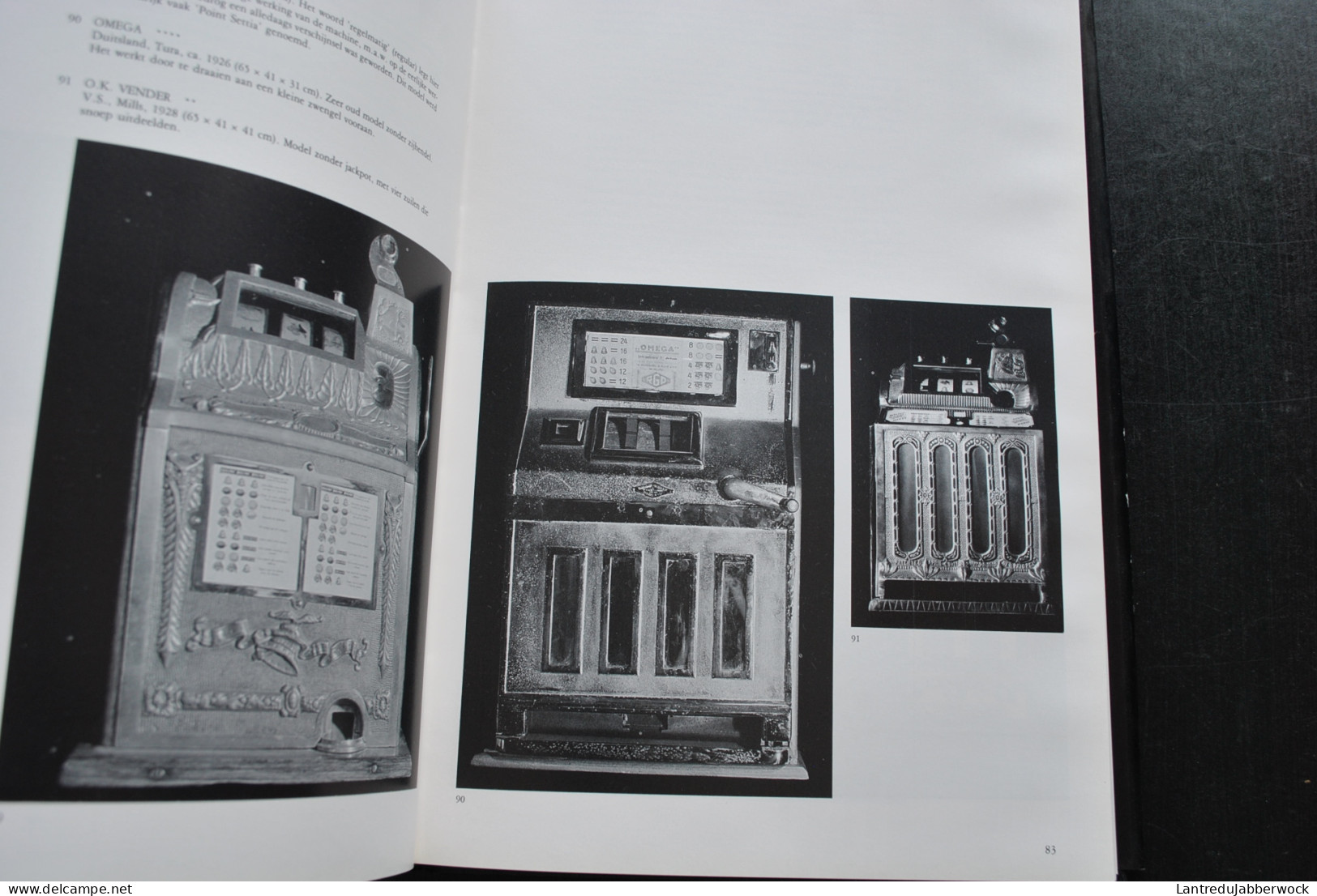 Baudot Catalogus Muntautomaten 1982 - Muziekautomaten Wandautomaten Roulettes toonbankautomaten met 3 rollen Pluie d'or