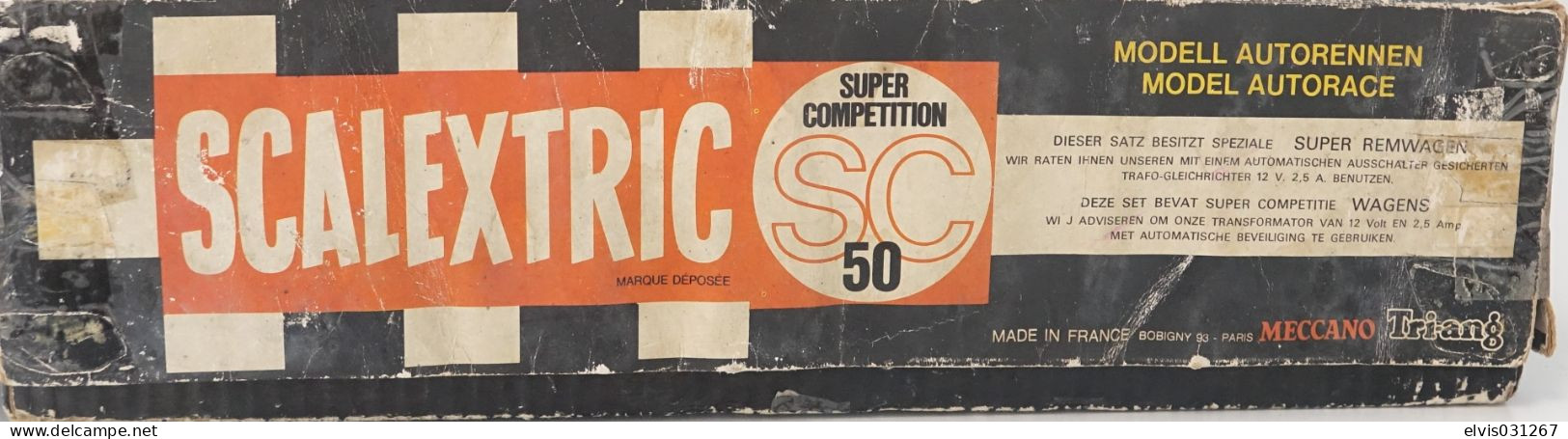 Vintage  : Triang / Meccano - Scalextric Super Competition 50 SC In Box - Race Track - 1960 's - Collectors & Unusuals - All Brands