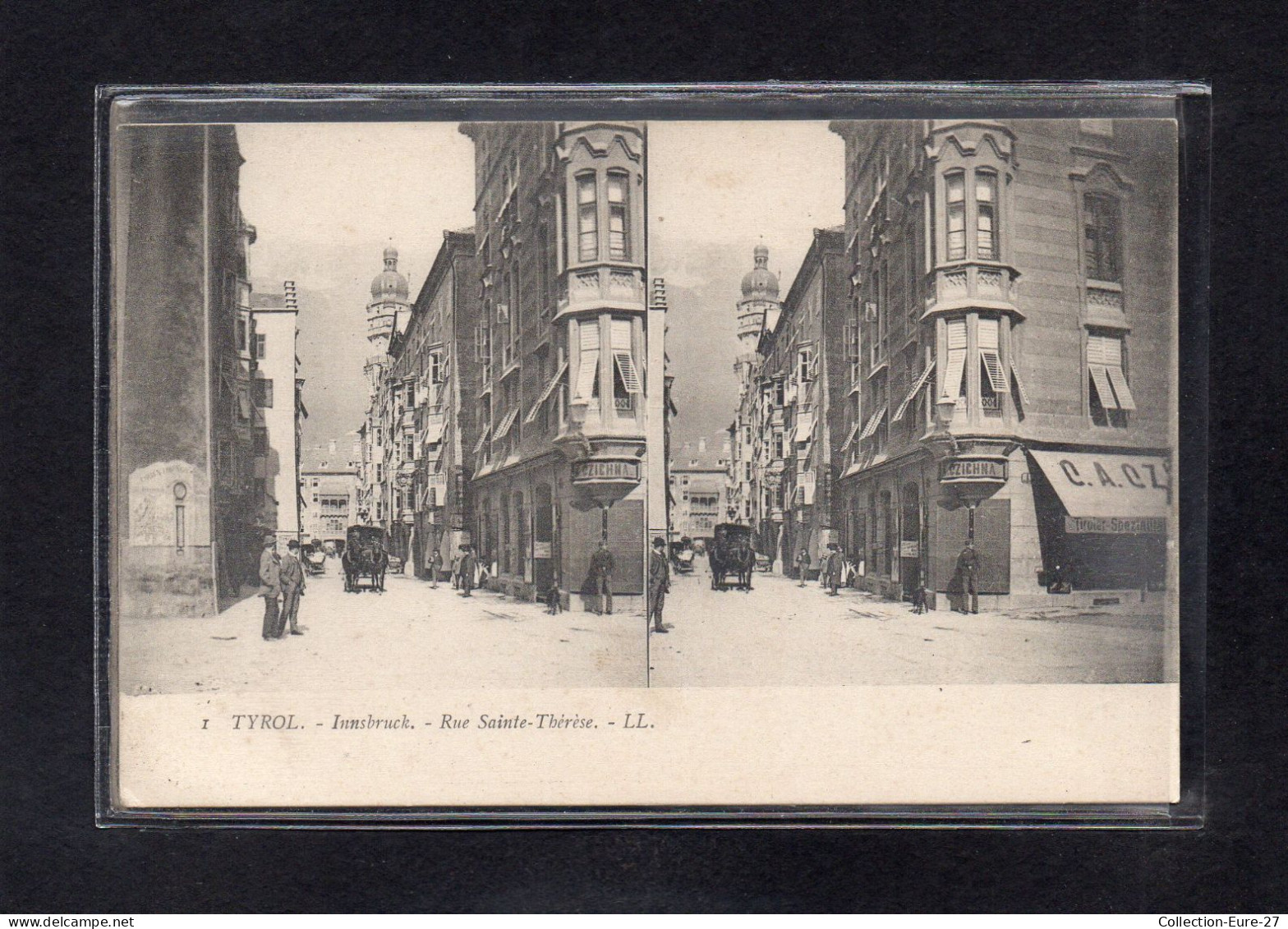 (25/03/24) AUTRICHE-CPA TYROL - INNSBRUCK - CARTE STEREO - Innsbruck