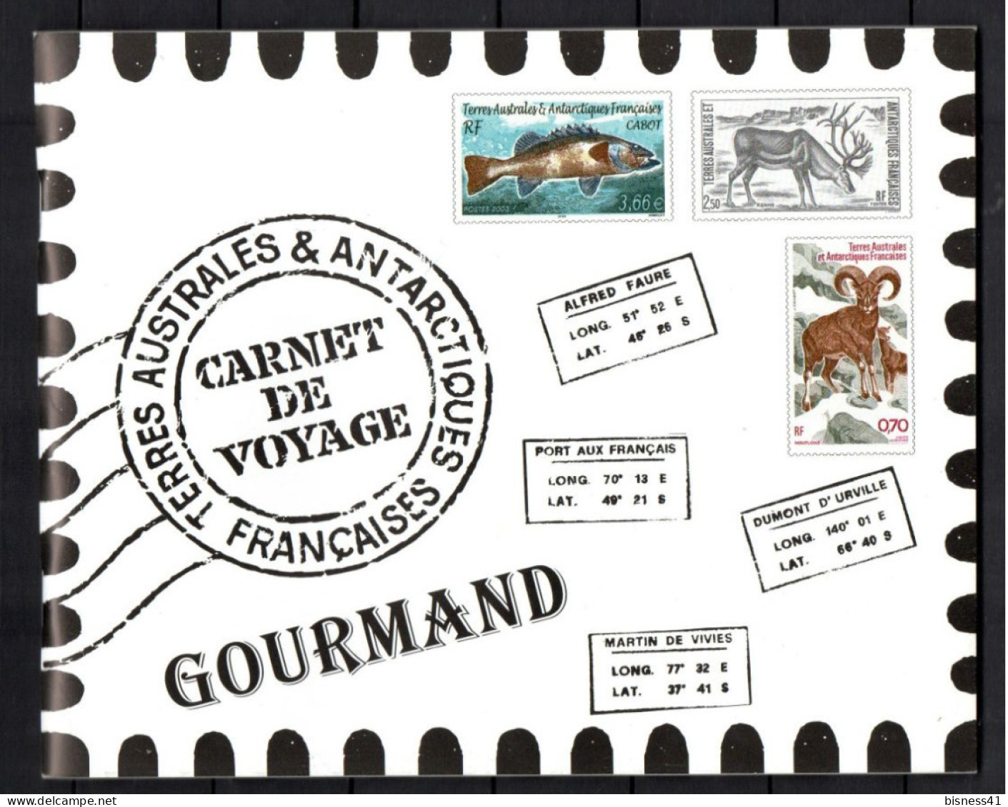 Col43  TAAF Carnet De Voyage 2003 Complet Neuf Luxe - Neufs