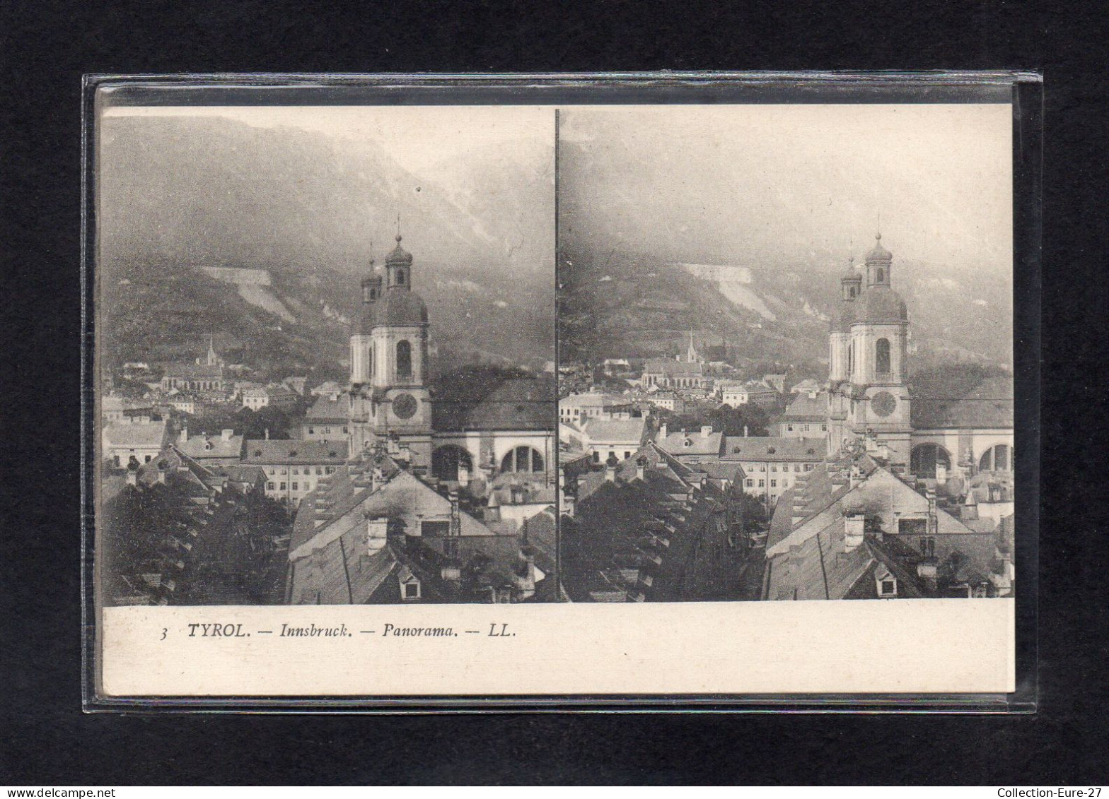 (25/03/24) AUTRICHE-CPA TYROL - INNSBRUCK - CARTE STEREO - Innsbruck