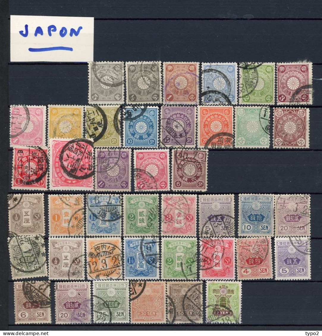 JAPON -  COLLECTION DE 1900 A 1986  Plus De 400 Timbres Différents (o) Et ** 8 Scans - Colecciones & Series