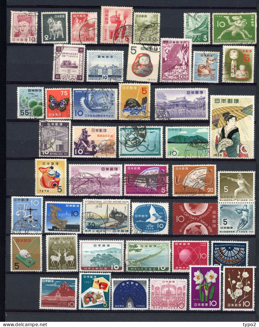 JAPON -  COLLECTION DE 1900 A 1986  Plus De 400 Timbres Différents (o) Et ** 8 Scans - Colecciones & Series