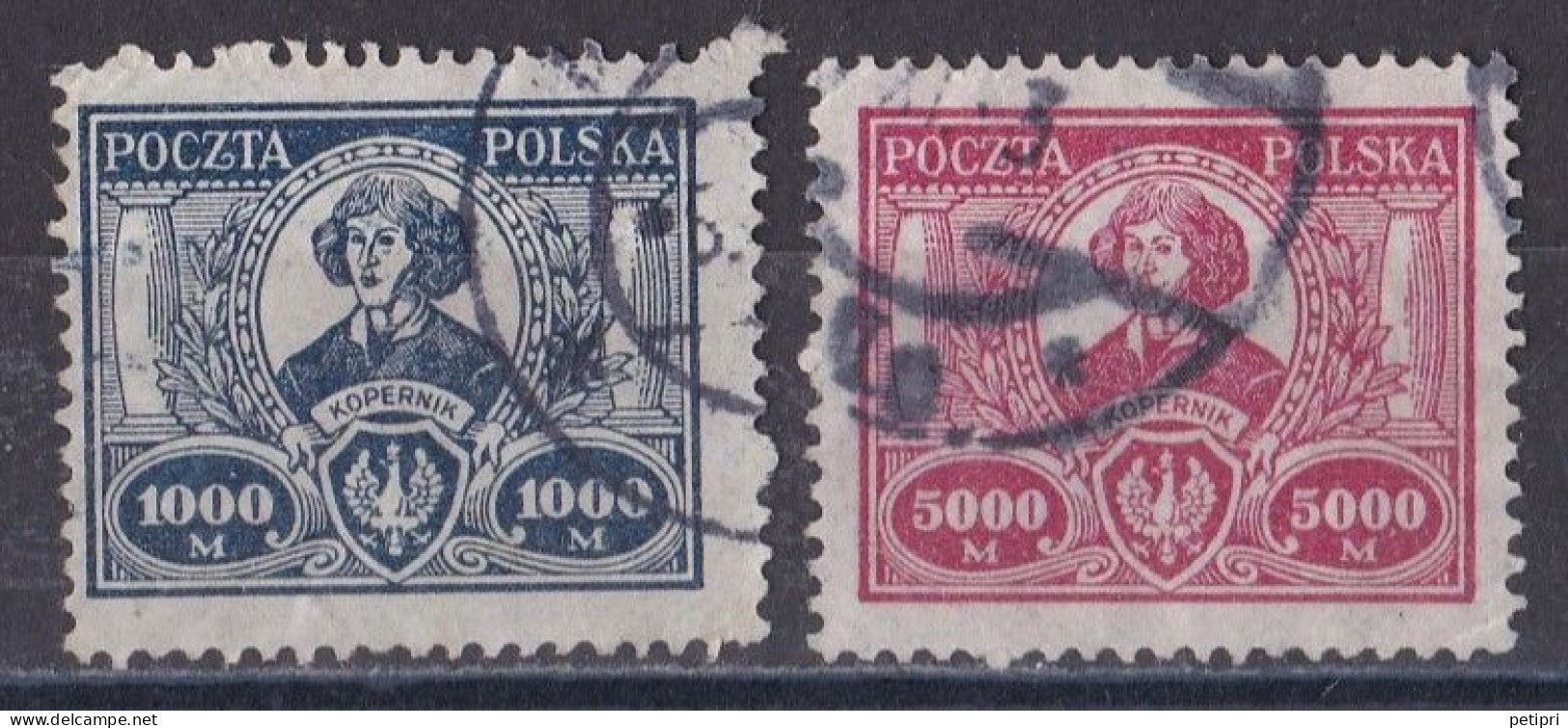 Pologne - République 1919  -  1939   Y & T N °  268   270   Oblitérés - Gebraucht