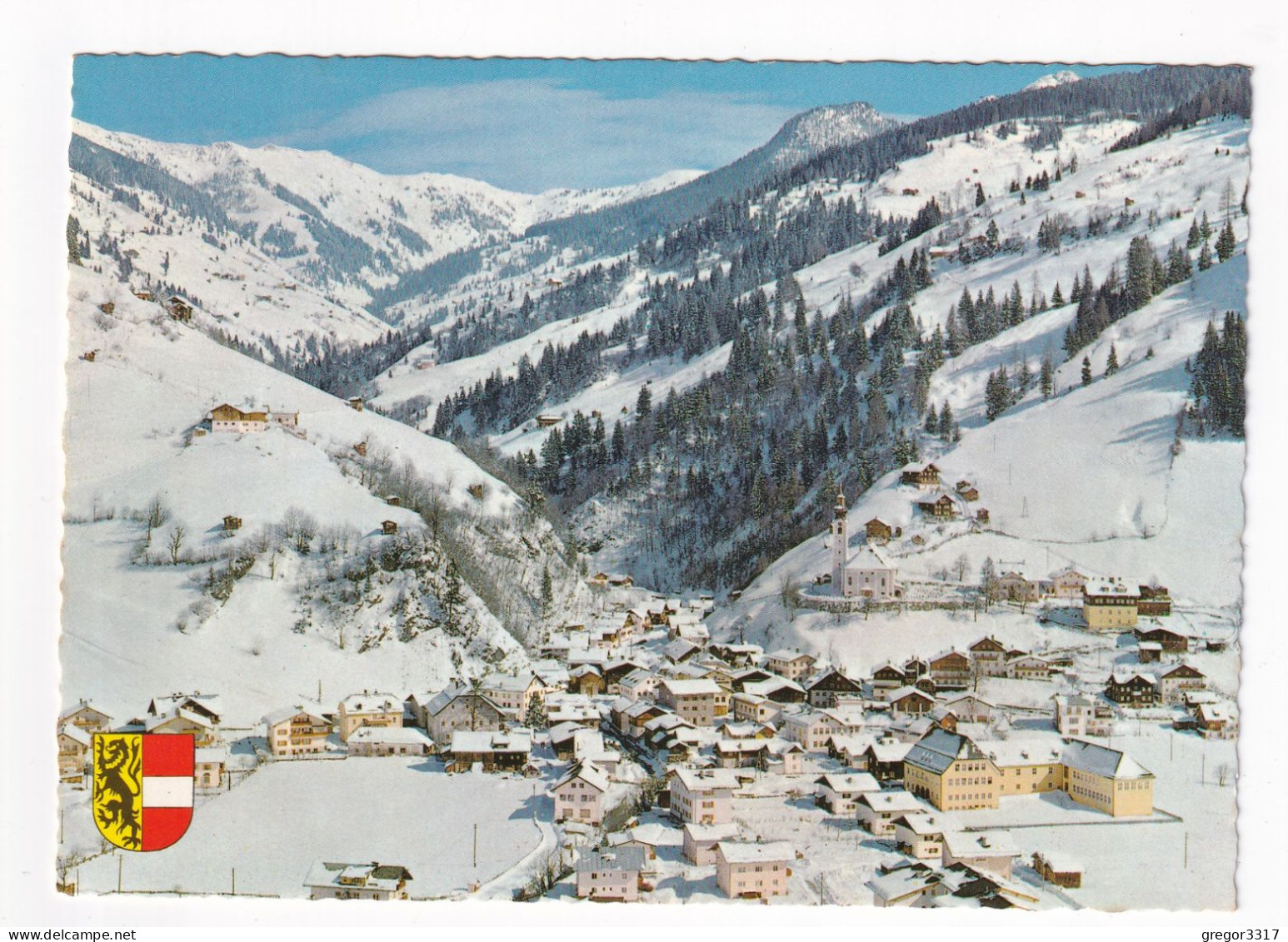 E6015) Wintersportplatz GROßARL Im PONGAU - Salzburg Verschneit - Grossarl