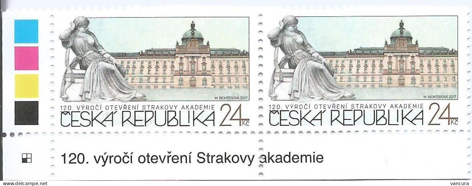 ** 918 Czech Republic The 120th Anniversary Of The Opening Of Straka's Academy 2017 - Nuevos